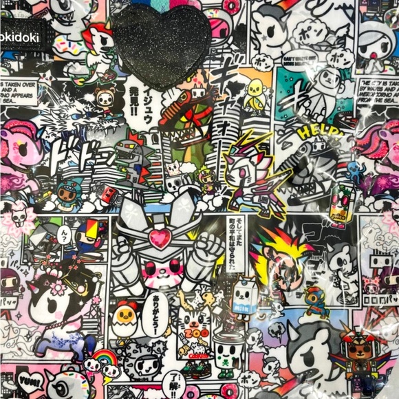 TokiDoki Comic Con 2021 Magna Mania Large Tote Bag Last One - Picture 4 of 8